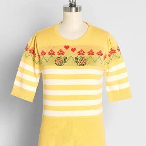 Can't Hurry Love Sweater Top By ModCloth